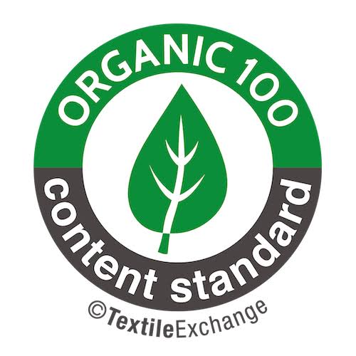 Organic 100 Content Standard certification logo