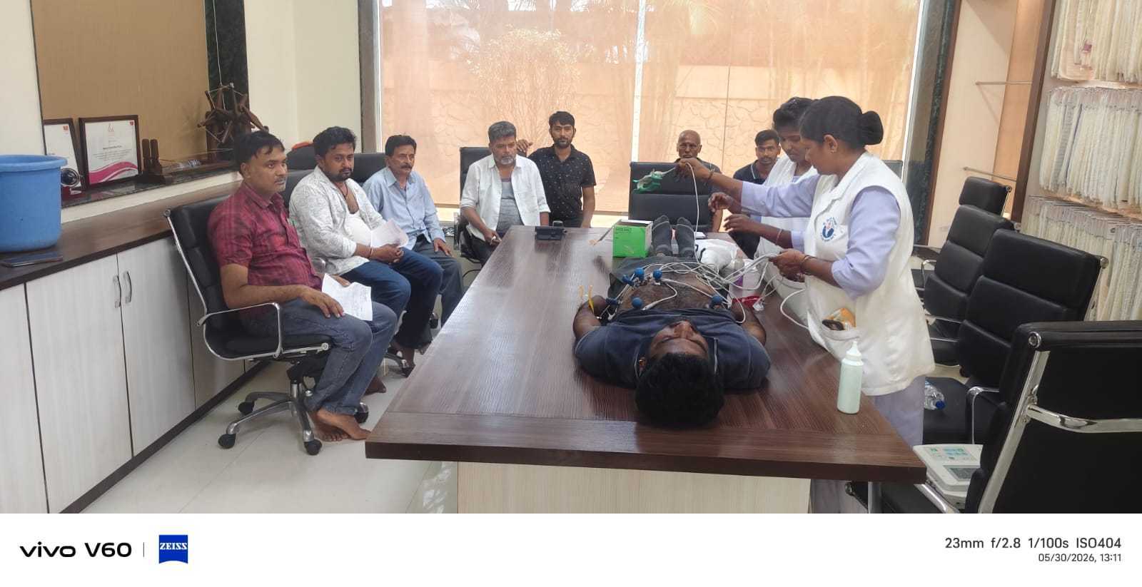 Employee Health Screening at BTM's Industrial Worker Health Check-up Camp