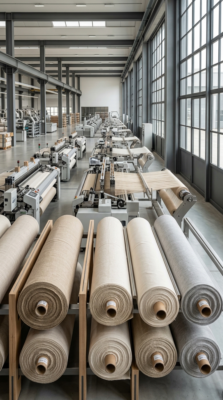 Natural cotton fibers and sustainable textile sourcing